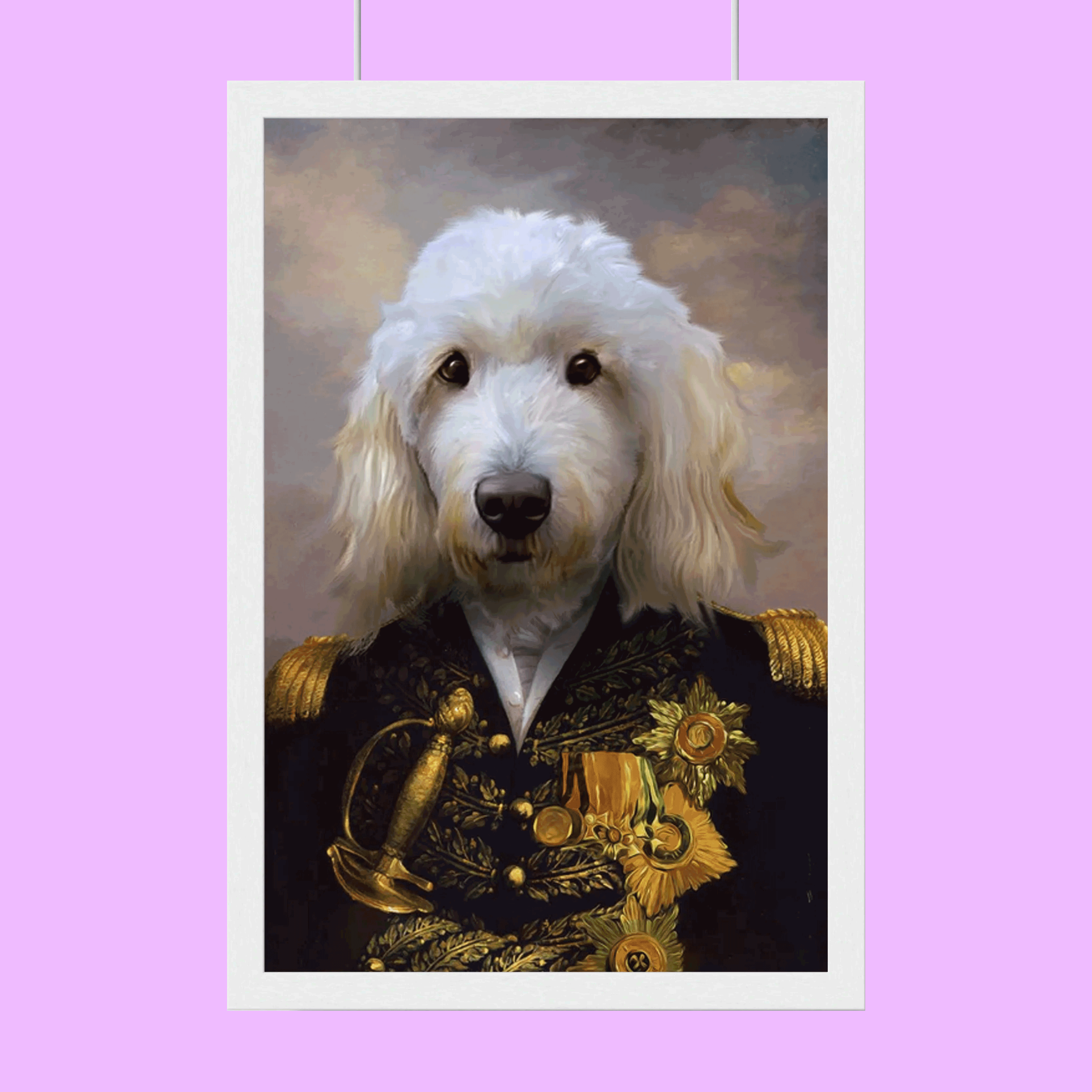 The Royal lieutenant - Custom Pet Portrait
